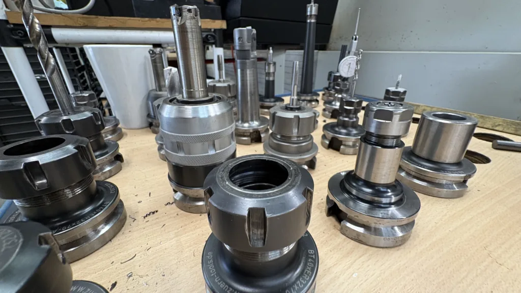 Selection of CNC attachments for machining tools